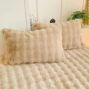 Kit Sábana Ajustable Plush + 2 Fundas 48x74 (Invierno)