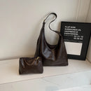 Set Bolso Tote 2 en 1 de Cuero PU Vintage