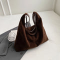 Bolso Hobo de Gamuza Reversible