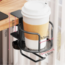 Portavasos de Escritorio Giratorio 2 en 1 (Vaso + Auriculares)
