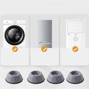 Almohadillas Antivibración para Lavadora 4 Piezas (Gris)