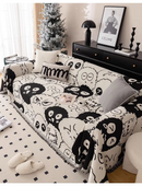 Manta Cubre Sofá Antideslizante Estampa Animada (Jacquard)