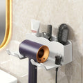 Soporte de Pared para Secador + Accesorios (Sin Perforación)