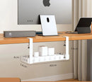 Bandeja Organizadora de Cables Bajo Escritorio Extensible (Metal)
