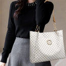 Bolso Tote Monograma Vintage con Cadena Dorada
