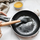 Set de Utensilios de Cocina de Silicona 12 Piezas con Mango de Madera