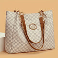Bolso Tote Monograma Vintage con Cadena Dorada