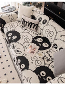 Manta Cubre Sofá Antideslizante Estampa Animada (Jacquard)