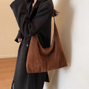Bolso Hobo de Gamuza Reversible