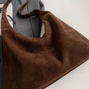 Bolso Hobo de Gamuza Reversible