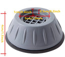 Almohadillas Antivibración para Lavadora 4 Piezas (Gris)