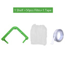 Colador Triangular para Fregadero con 50 Mallas Descartables + Cinta Adhesiva