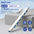 Hub USB-C 7 Puertos USB 3.0 (7-en-1) OTG