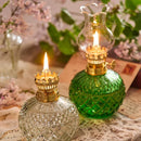 Lámpara de Aceite Vintage de Vidrio (Estilo Clásico)