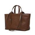 Bolso Tote Retro de Cuero Encerado con Aceite