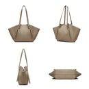 Bolso Tote Ala de Murciélago en Cuero Genuino