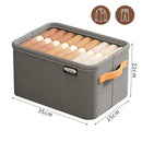 Caja Organizadora de Ropa Plegable para Placard (M/L/XL)