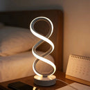Lámpara de Mesa Espiral LED Regulable USB (3 Colores)