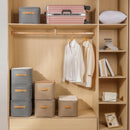 Caja Organizadora de Ropa Plegable para Placard (M/L/XL)
