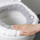 Cobertor Acolchado para Asiento de Inodoro Lavable (con Manijita)