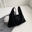 Bolso Hobo de Gamuza Reversible