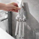 Porta Cepillo de Dientes de Pared Adhesivo (PVC+PS)