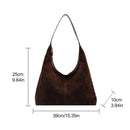 Bolso Hobo de Gamuza Reversible