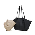 Bolso Tote Ala de Murciélago en Cuero Genuino