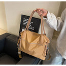 Bolso de Hombro Vintage de Nailon Impermeable Gran Capacidad