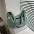 Cartera Crossbody de Pana Media Luna