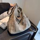Bolso Cruzado Hobo de Cuero PU Mate Retro