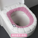 Cobertor Acolchado para Asiento de Inodoro Lavable (con Manijita)