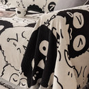 Manta Cubre Sofá Antideslizante Estampa Animada (Jacquard)