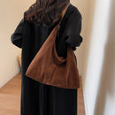 Bolso Hobo de Gamuza Reversible