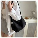 Cartera Crossbody de Pana Media Luna