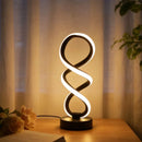Lámpara de Mesa Espiral LED Regulable USB (3 Colores)
