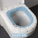 Cobertor Acolchado para Asiento de Inodoro Lavable (con Manijita)