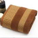 Toalla de Algodón 100% Bordada Jacquard (Suave y Absorbente)