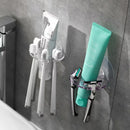Porta Cepillo de Dientes de Pared Adhesivo (PVC+PS)