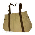 Bolso de Lona Multibolsillos Estilo Preppy
