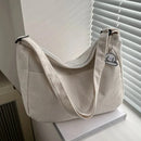 Cartera Crossbody de Pana Media Luna