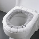Cobertor Acolchado para Asiento de Inodoro Lavable (con Manijita)