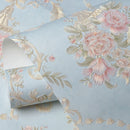 Papel Tapiz Floral Autoadhesivo 3D 53cm (1m/5m/10m)