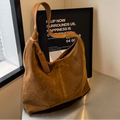 Bolso Hobo de Gamuza Reversible