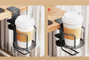 Portavasos de Escritorio Giratorio 2 en 1 (Vaso + Auriculares)