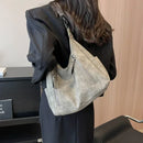 Bolso Cruzado Hobo de Cuero PU Mate Retro