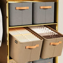 Caja Organizadora de Ropa Plegable para Placard (M/L/XL)