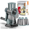 Rallador Rotatorio Manual 3 en 1 (Cuchillas de Acero Inoxidable)