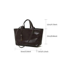 Bolso Tote Retro de Cuero Encerado con Aceite
