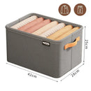 Caja Organizadora de Ropa Plegable para Placard (M/L/XL)
